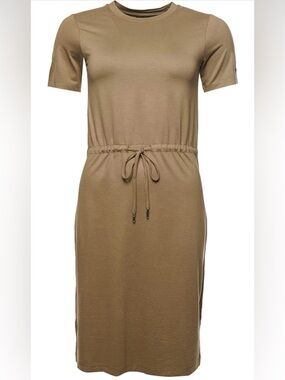 Every Rose Women's Drawstring T-Shirt Dress Sz L